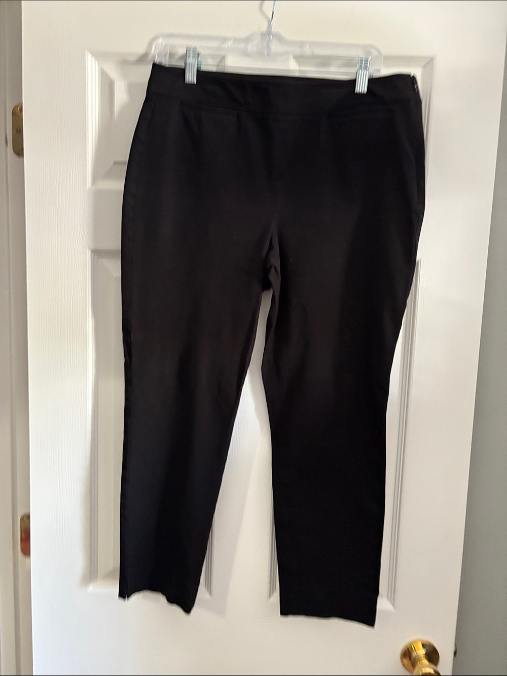 Talbots Black Ankle Ponte Pants